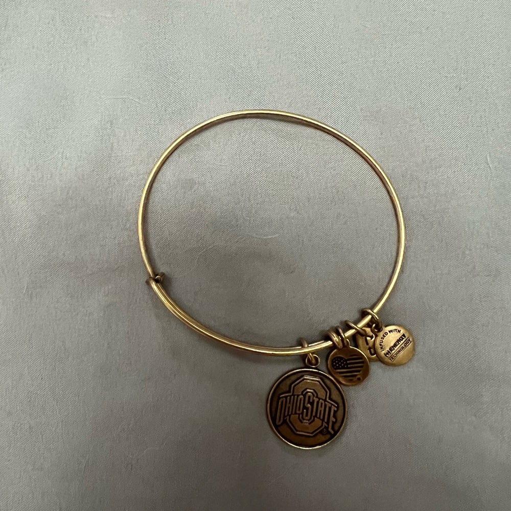 Alex and ani Ohio state bracelet